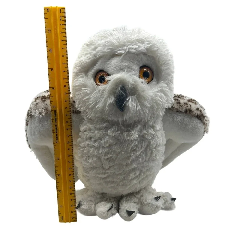 Wild Republic Snowy Owl Plush Stuffed Animal Realistic White Bird Toy